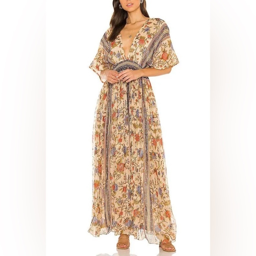 Mes Demoiselles Maxi Dress with V-Neck